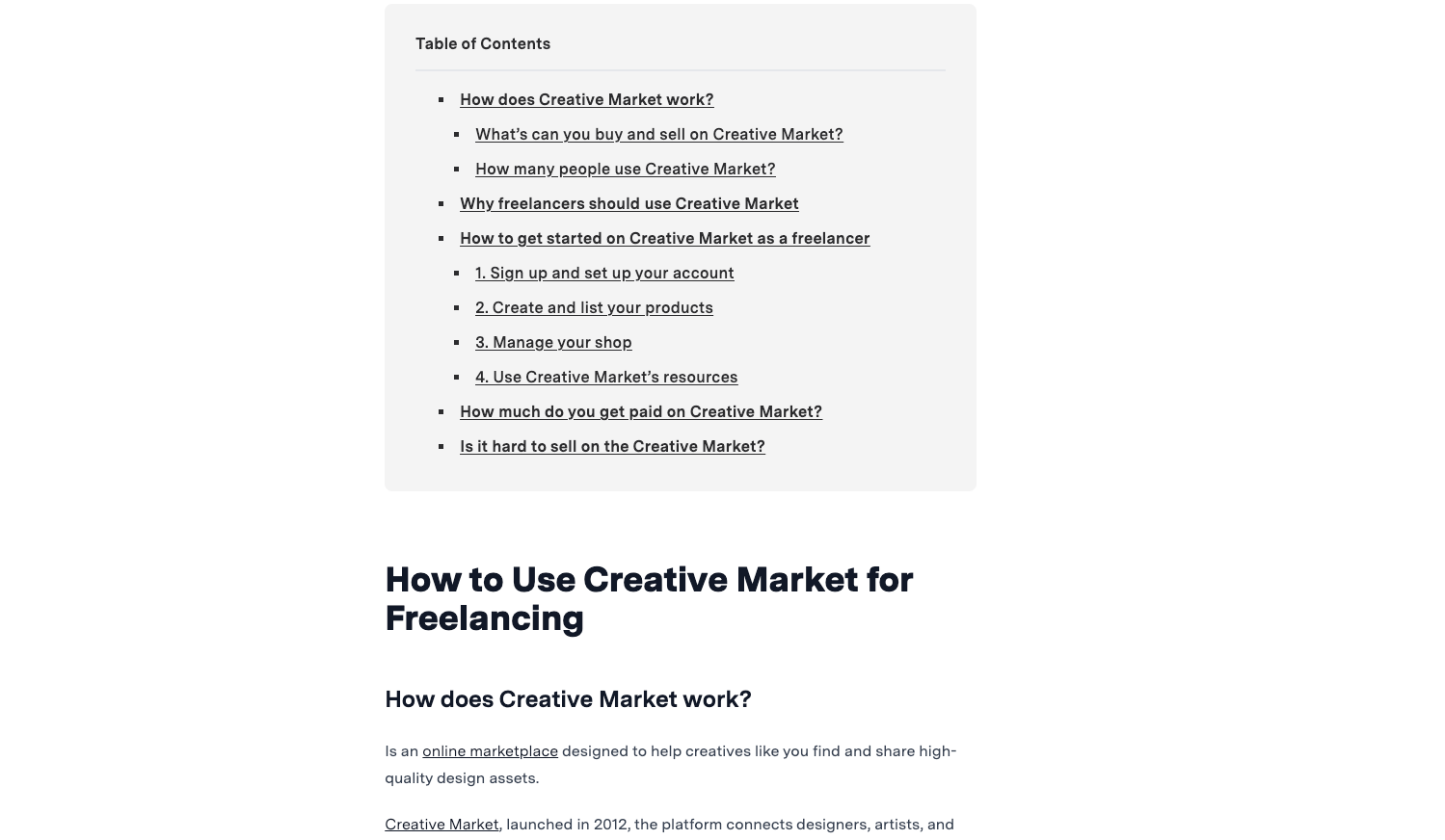Example of DolarApp ghostwritten article