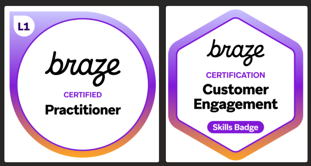 Some of my professional accreditations.