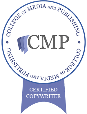 CMP Certified Copywriter with a Distinction Diploma