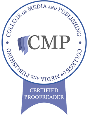 CMP Certified Proofreader: Distinction Diploma