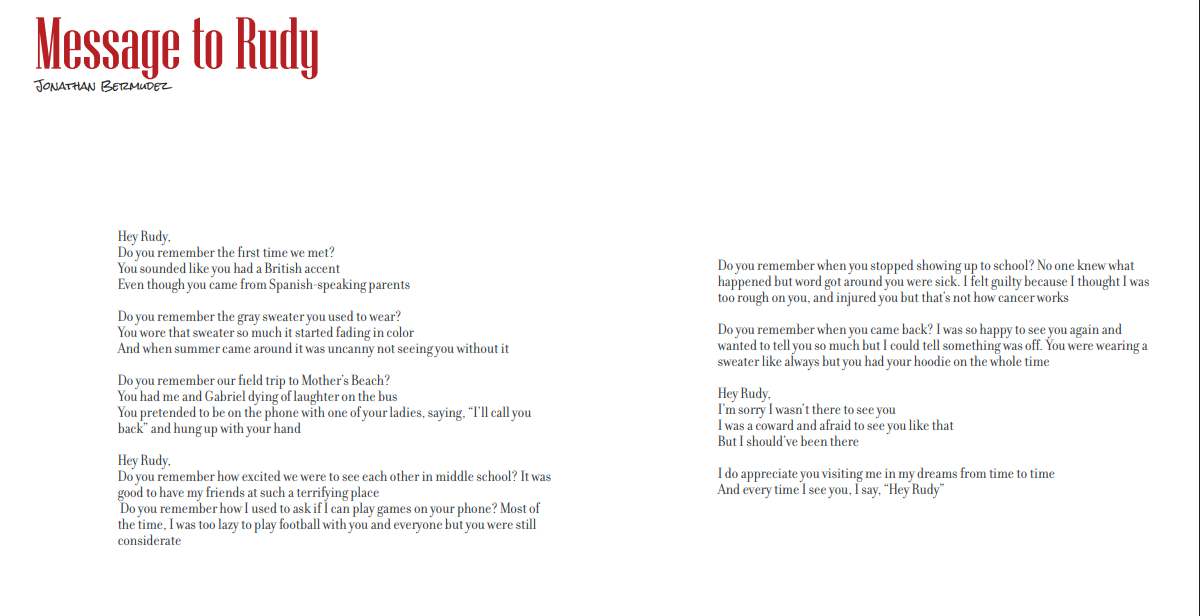 A poem I submitted to my college's literary journal, The Greenleaf Review (Issue 37, Spring 2024)