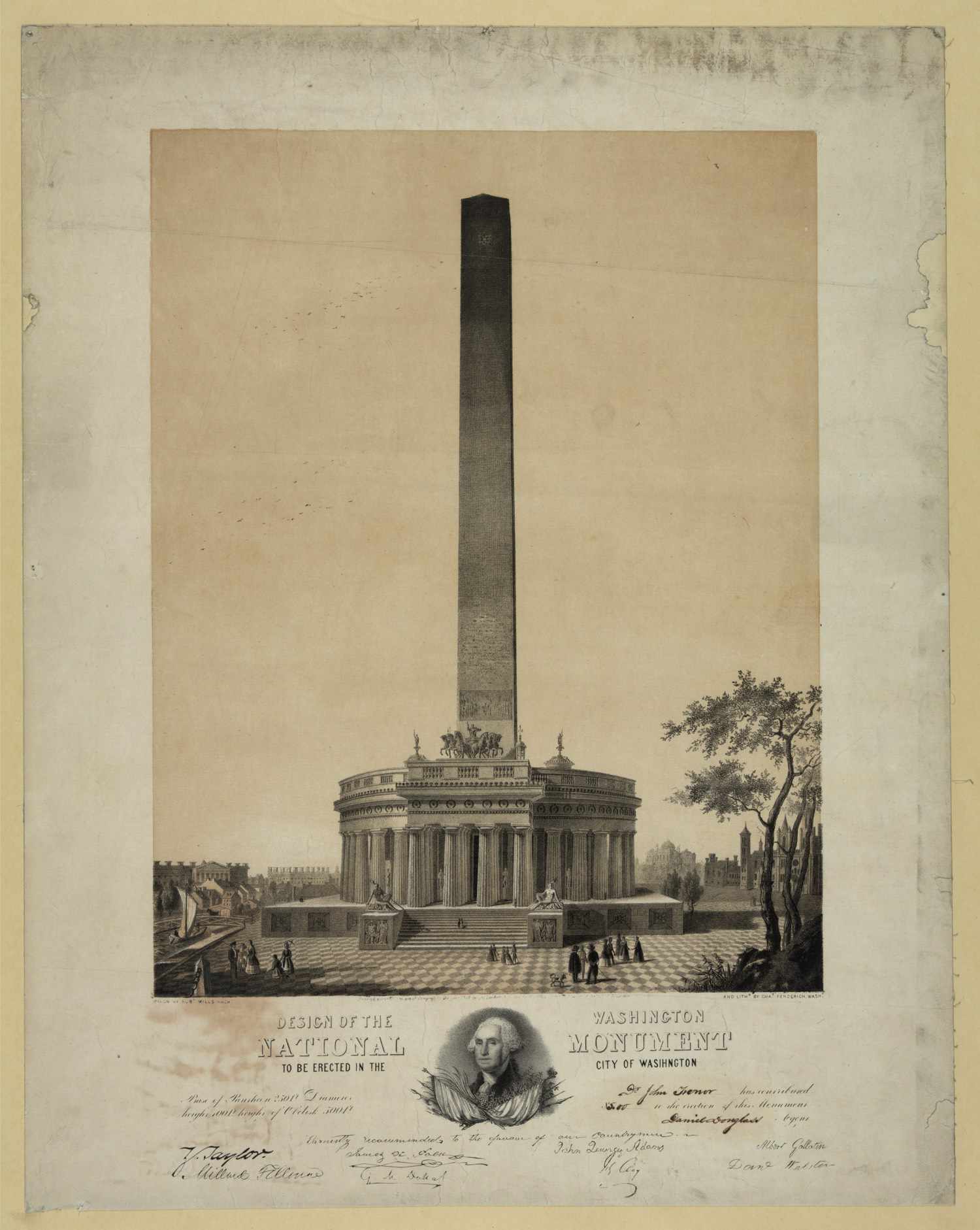 Washington Monument original design