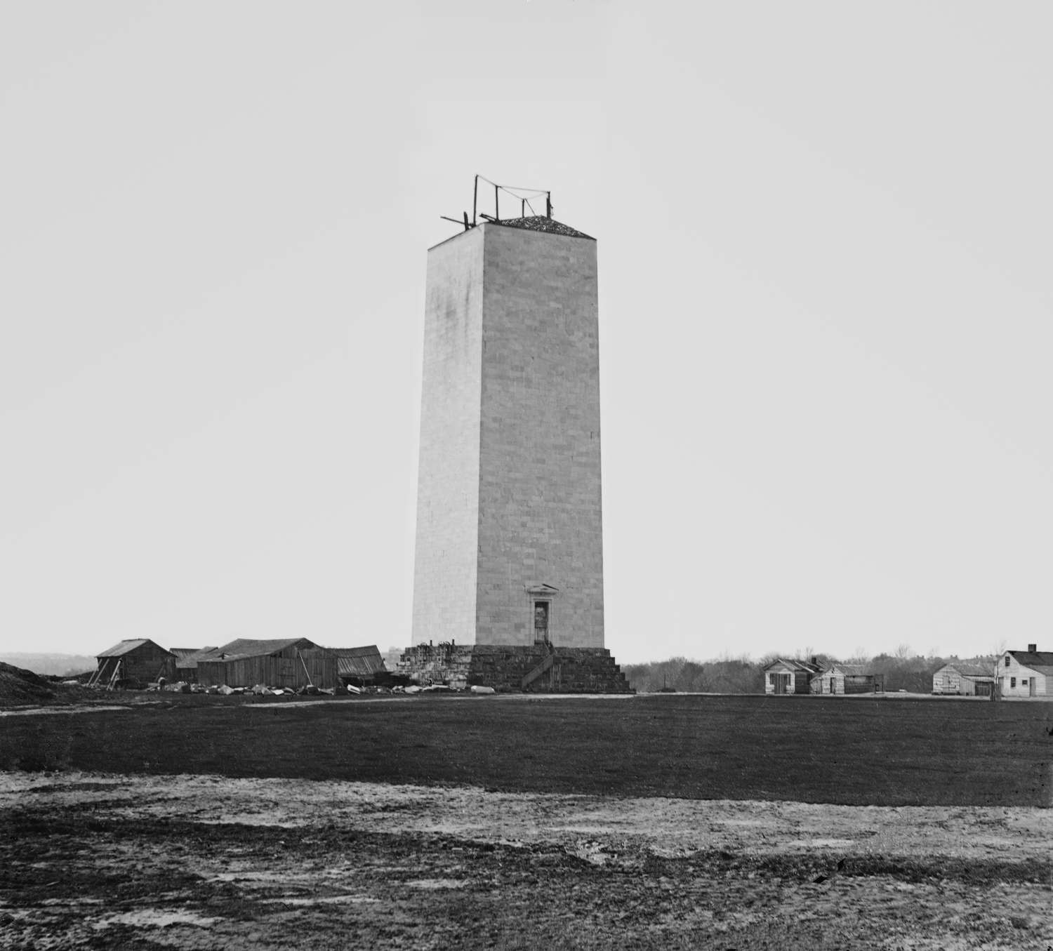 Stopped work on Washington Monument