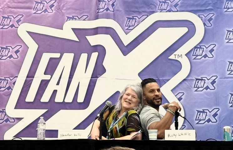 Fun with Ricky Whittle at FanX SLC